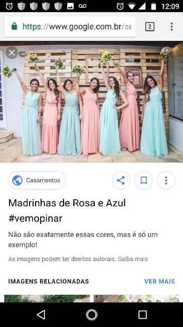 o que acham de duas cores para madrinhas? 3