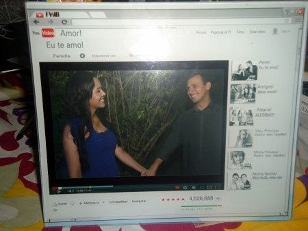 Porta retrato Youtube.