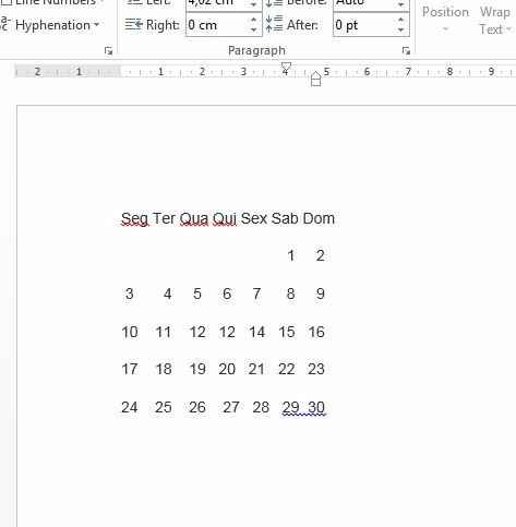 calendar
