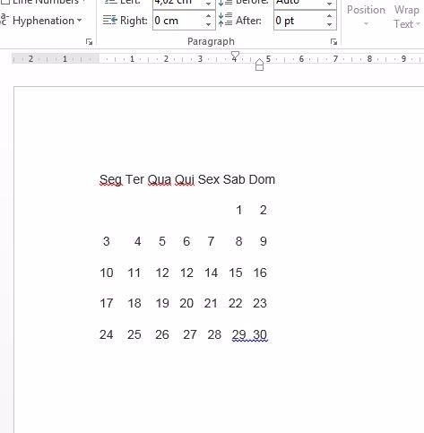 calendar