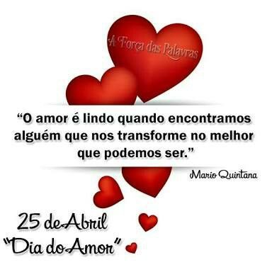 25 de abril - Dia do Amor 1
