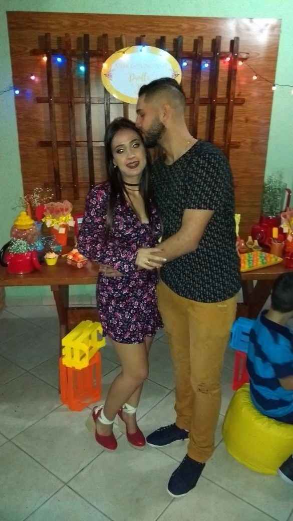 Look chá dos noivos