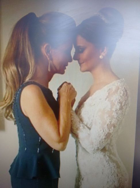 Foto com a mãe