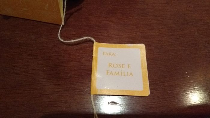 Convite do "chá dos noivos" #vemver - 2