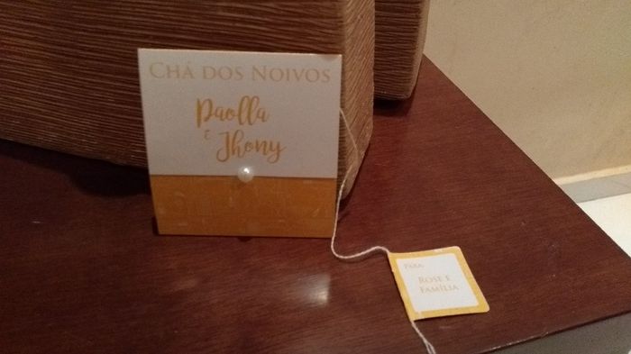 Convite do "chá dos noivos" #vemver - 4
