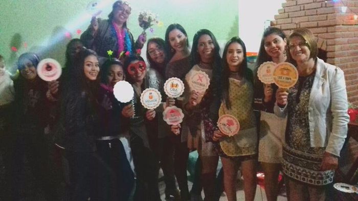 Foto com aventais
