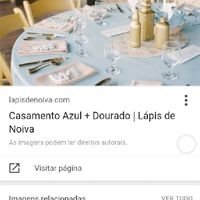 Cores do casamento - azul... - 1