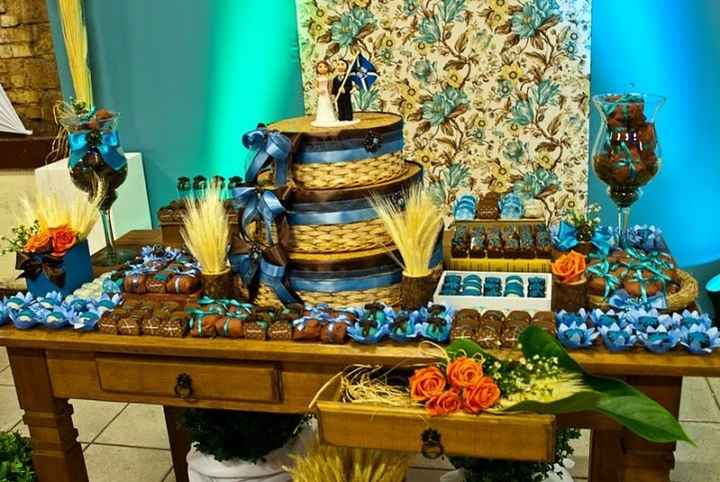 rustico no azul