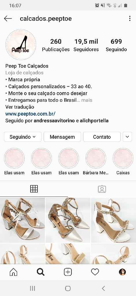 o sapato do grande dia 😍 - 1