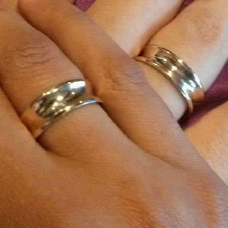 Adorei nossas alianças...Muito bom gosto do meu futuro marido...