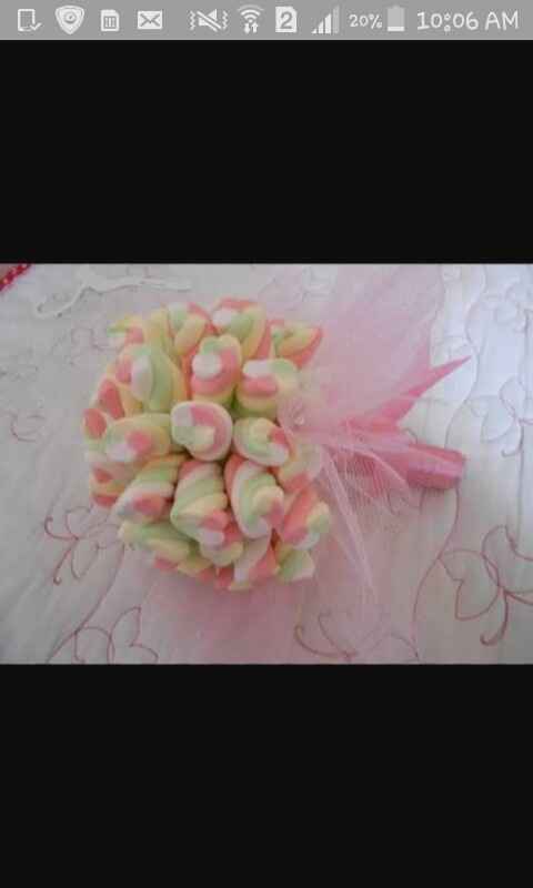 O buquê de masshmallow da minha noivinha - 3