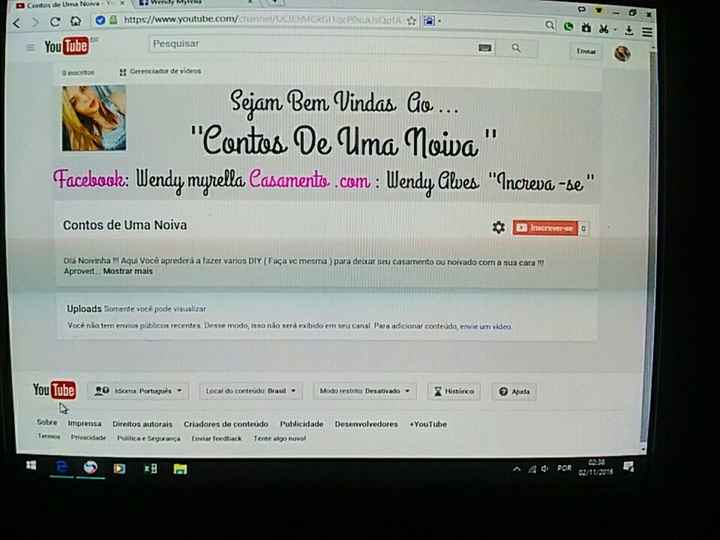 Meu canal no you tube " tudosobrediy" contos de uma noiva #vemver - 1