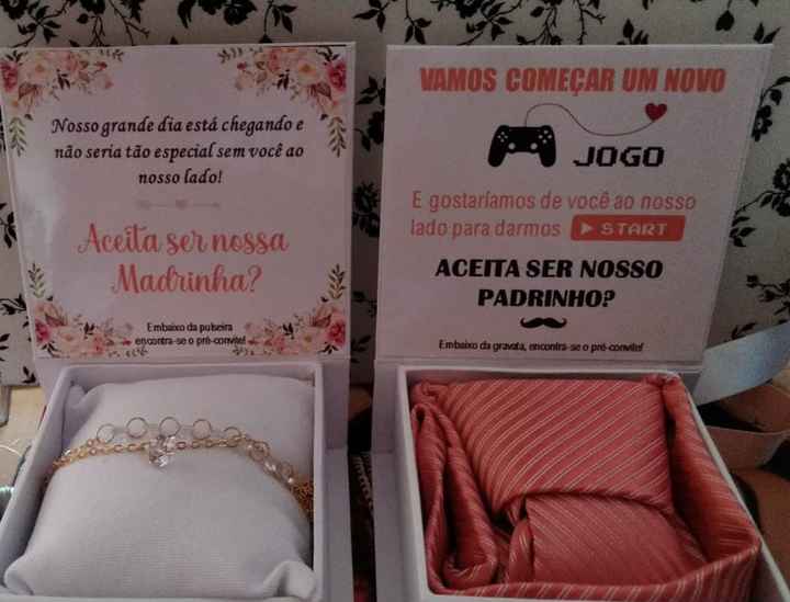 Caixa para Padrinhos/madrinhas - 2