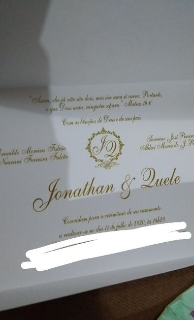 Meus convites chegaram 2