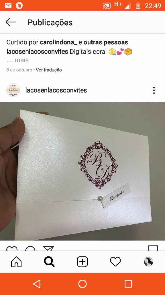 Ajuda nas escolha do convite - 3
