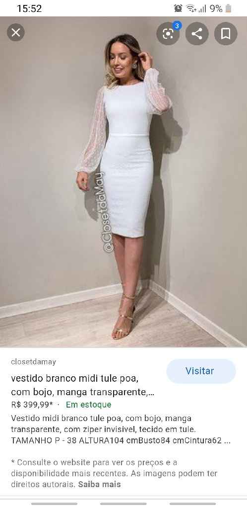 Vestido casamento civil - 1