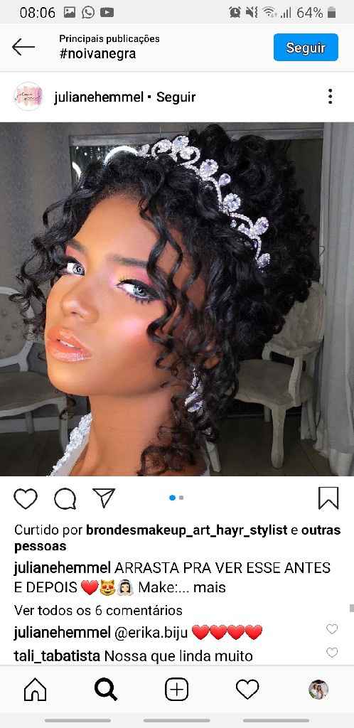 Cabelo Black cacheado - 1