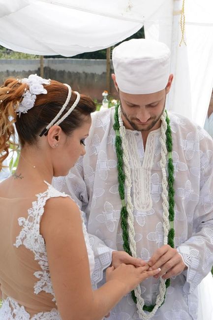 troca de alianças 