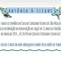 convite modelo casamento Eliane 