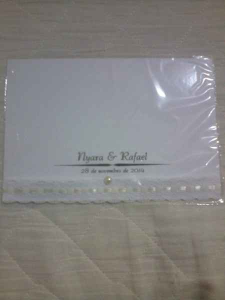 Meu convite de casamento. - 1