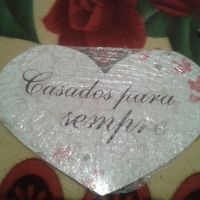 Plaquinha "Casados para Sempre"