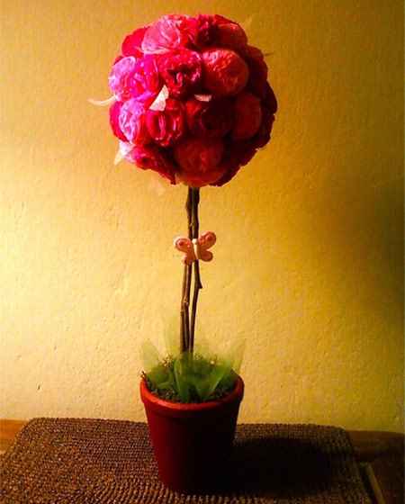 Flores de papel