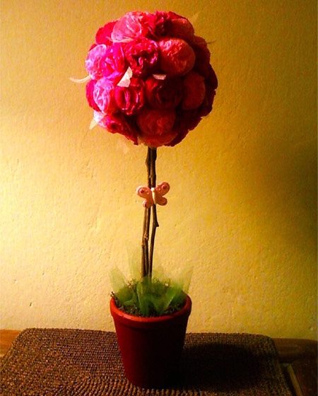 Flores de papel