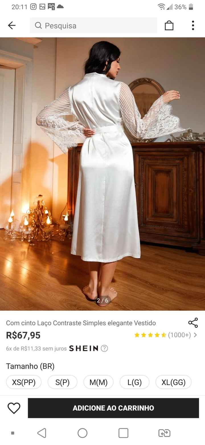 Help! Indicação de loja on-line com robes para noiva. - 1