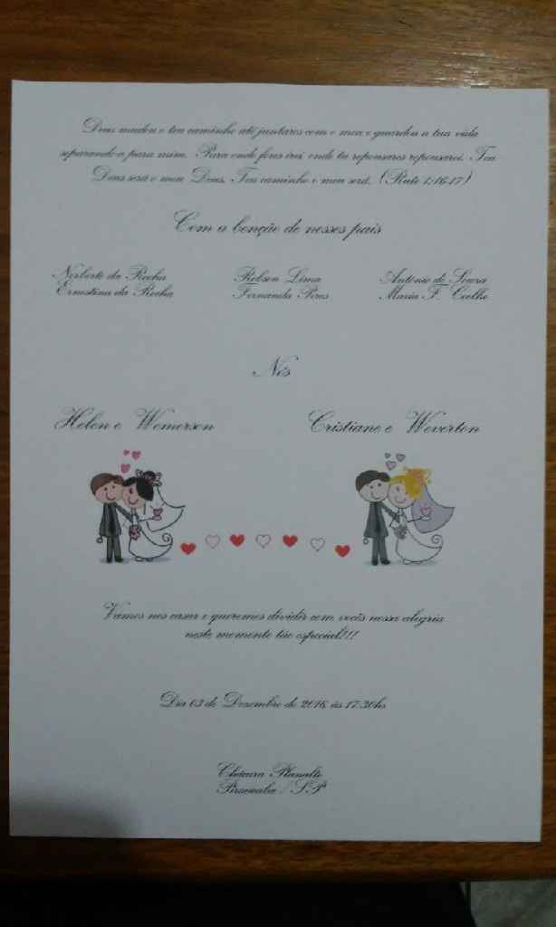 Operação convite de casamento diy #vemver! - 3