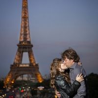 Meu pedido de noivado em paris.