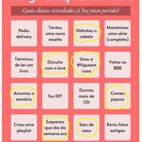 Bingo da quarentena: quem se atreve? #NoivasEmCasa - 1