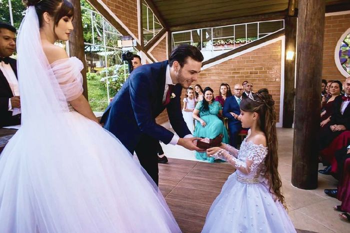 a entrega das alianças 💍⚜️ 2
