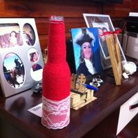 Faça você mesma: enfeite de mesa, garrafa reciclada. - 1