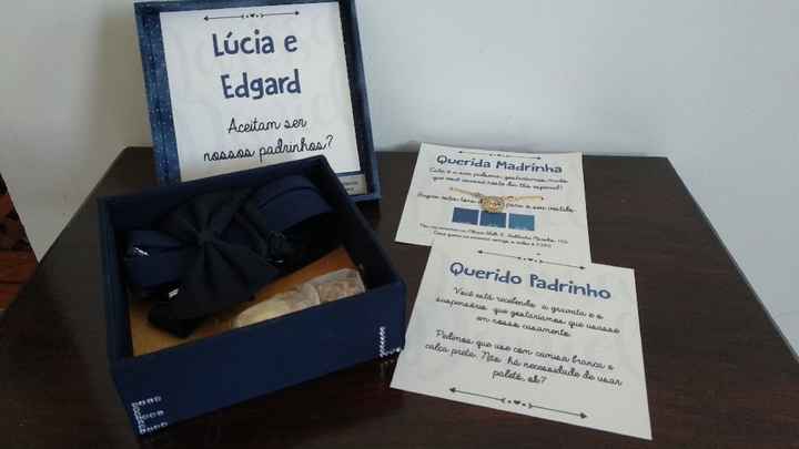 Nossa caixa-convite dos Padrinhos - 1