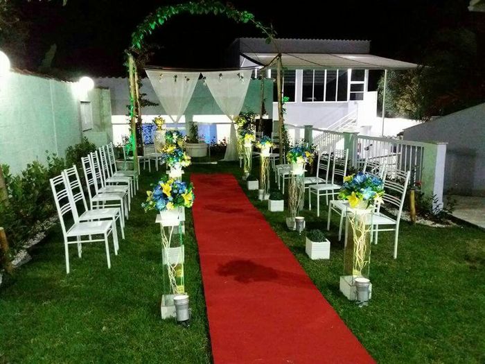 Casar em lugar aberto a noite, é uma boa combinação? - 1