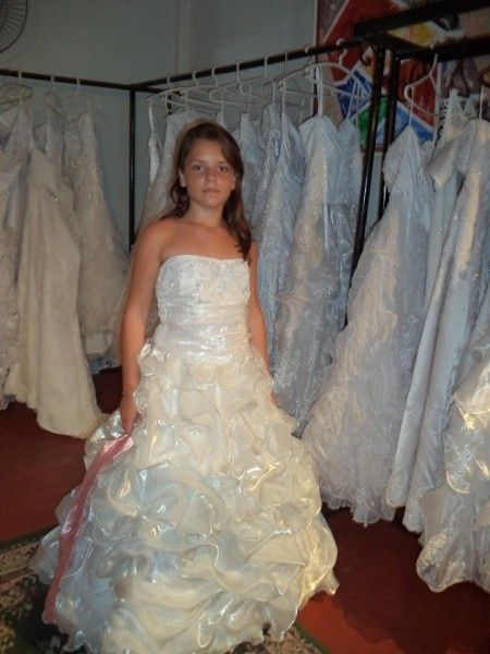 Vestido das minhas floristas...