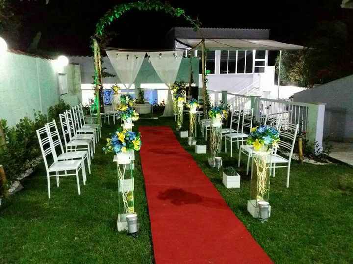 Casar em lugar aberto a noite, é uma boa combinação? - 1