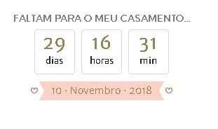 O contador ta em 29 dias!!!