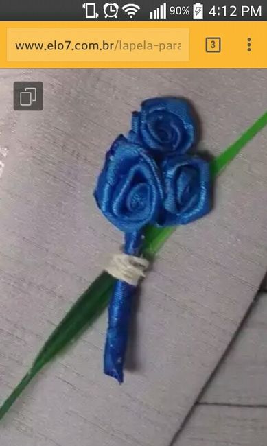 Lapela para padrinhos - 2