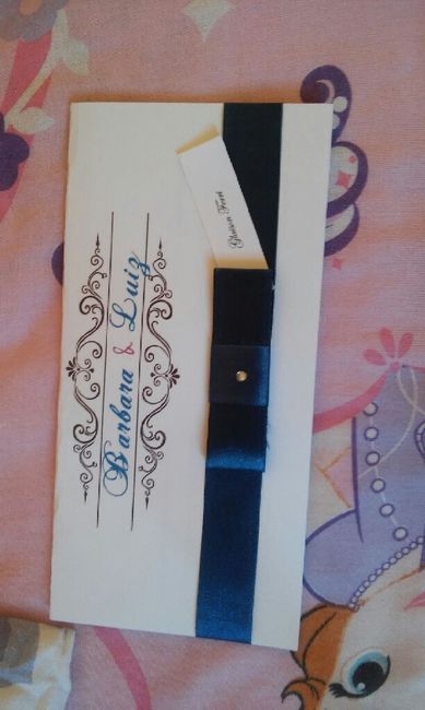 Convite de casamento diy - 2