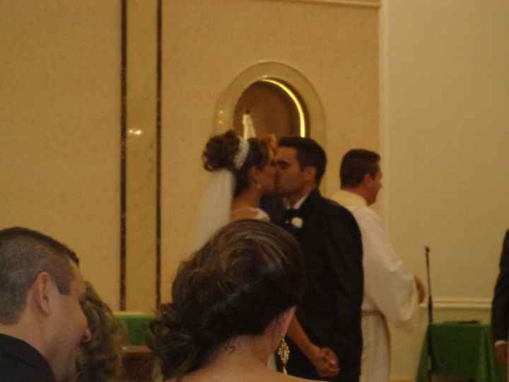 O Beijo!!! Enfim Casados!!