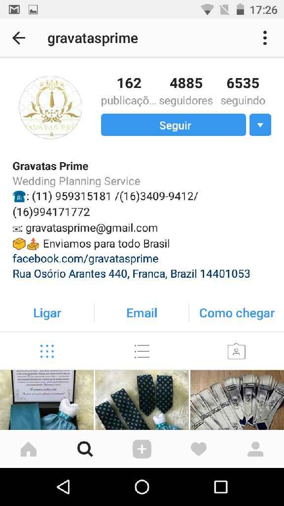 Caixinhas / gravatas / vestidinhos para padrinhos - 1