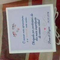 Lembrancinha para as madrinhas e padrinhos - 2