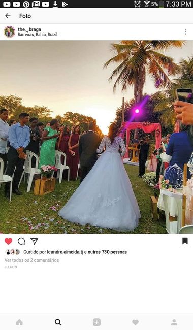 Fotos tirada por um convidado