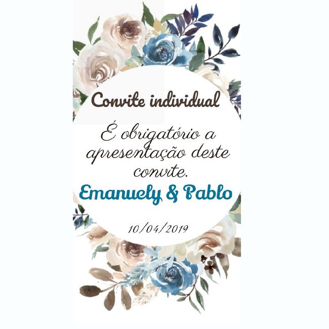 Convite de casamento ! - 2