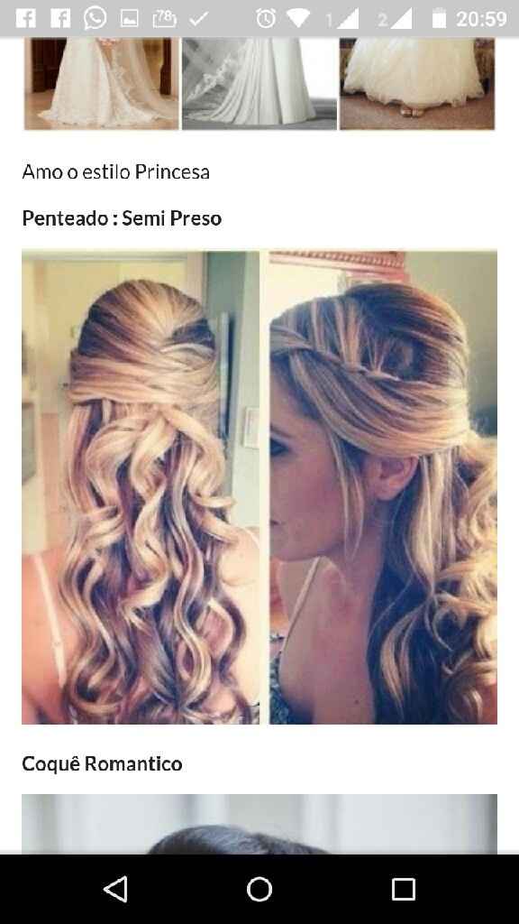 Cabelos soltos ou preso? - 2
