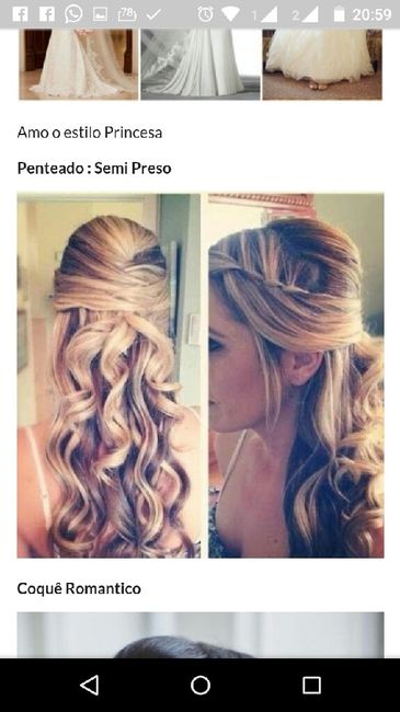 Cabelos soltos ou preso? - 2
