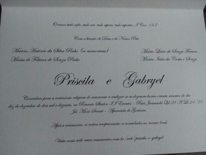 Meus convites chegaram - #vemver - 2