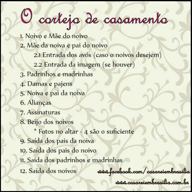 Músicas, ordens e requisitos - 1