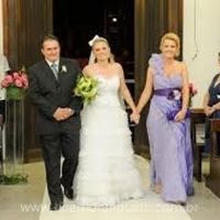 entrada de noiva com os pais